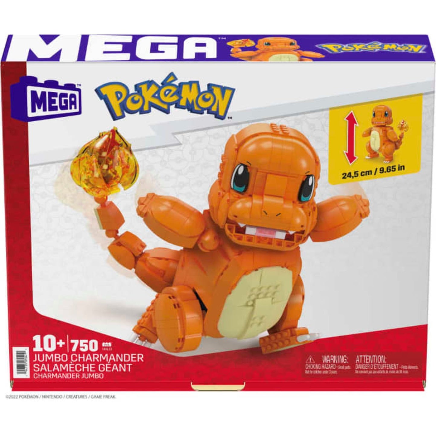 Mattel - Mega Bloks Pokémon Charmander Gigante HHL13