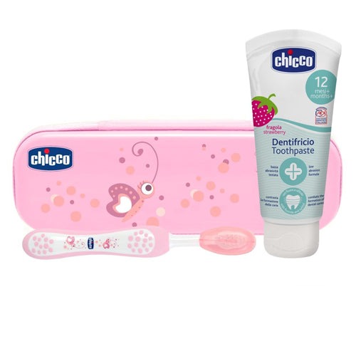 Chicco - Set Primi Dentini con Spazzolino e Dentifricio – Iperbimbo