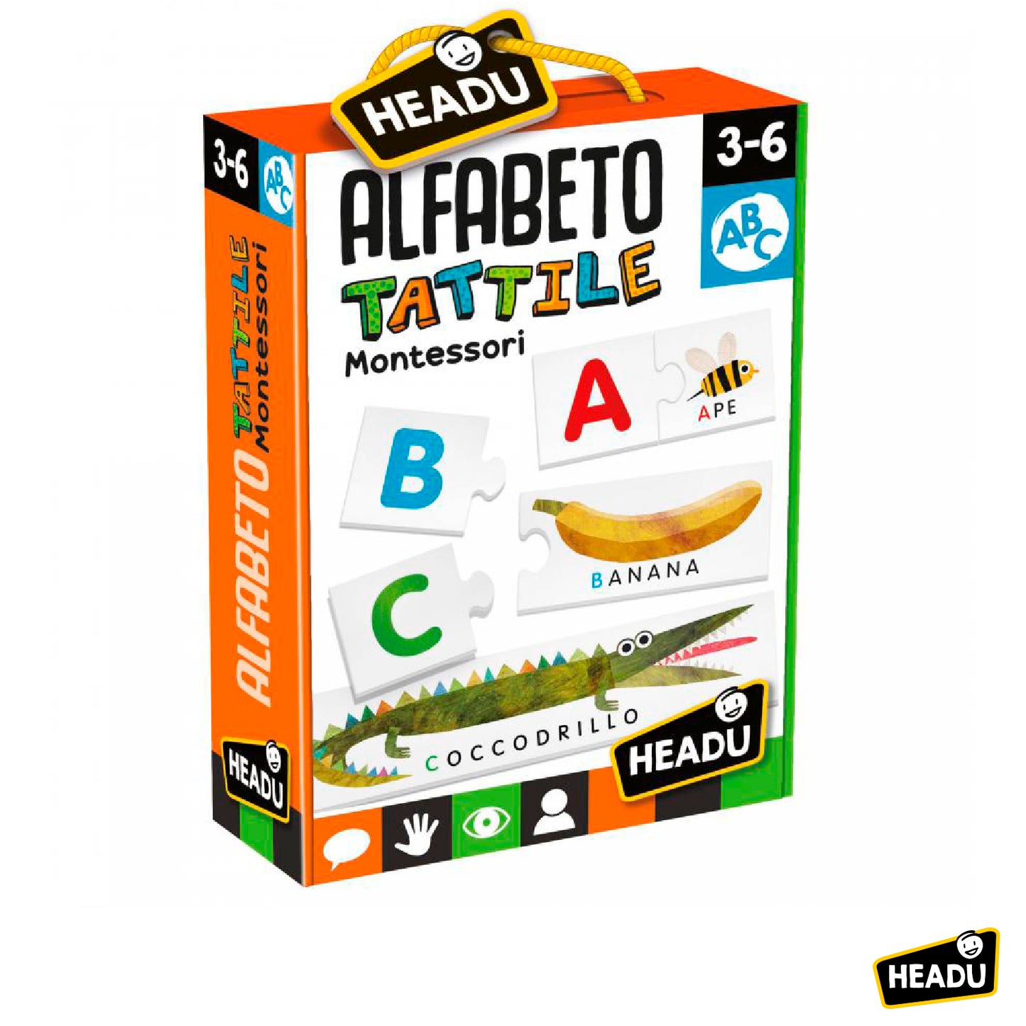 Headu - Montessori Tactile Alphabet IT20164