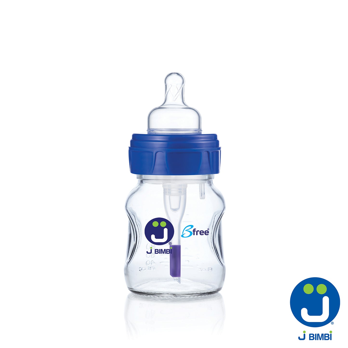 J CHILDREN - Super Glass Anti-otitis and colic bottles in glass 