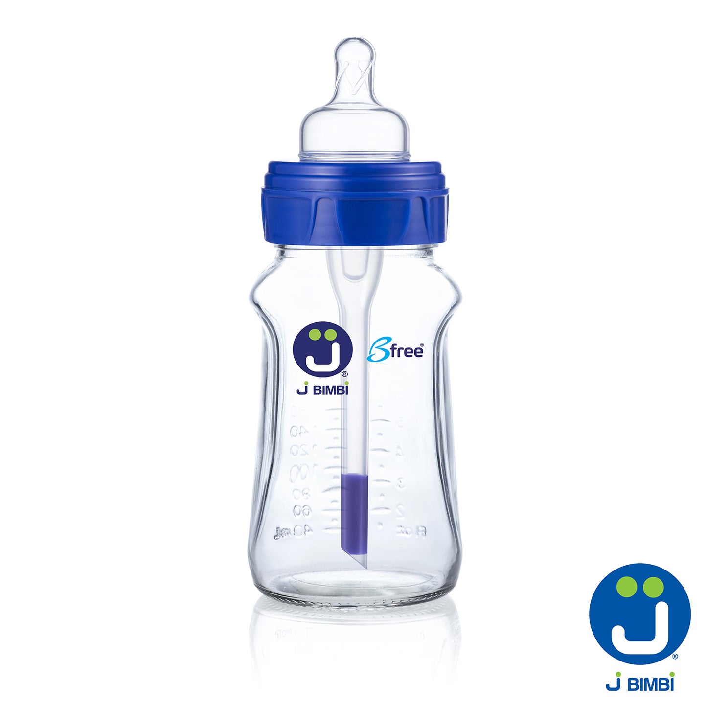 J CHILDREN - Super Glass Anti-otitis and colic bottles in glass 