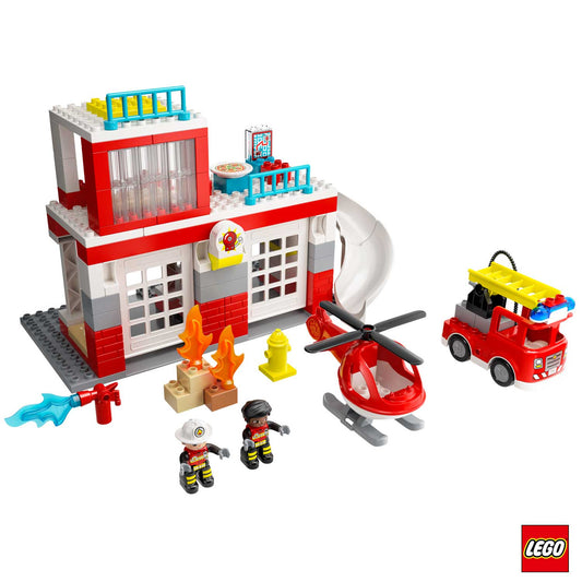 Lego - DUPLO Town Caserma dei Pompieri ed elicottero 10970