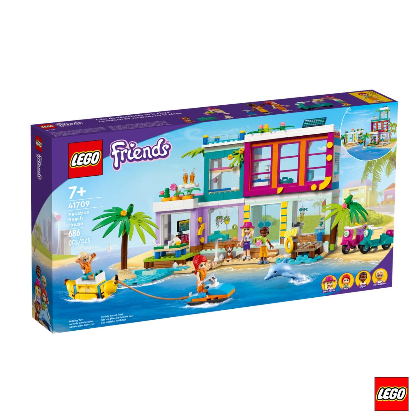 Lego Friends - Casa Delle Vacanze Sulla Spiaggia 41709