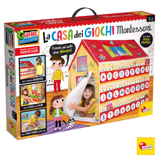 Mini Mobile Montessoriano per giochi in Abete - Organizza e Ruota i tuoi  Giochi Montessoriani