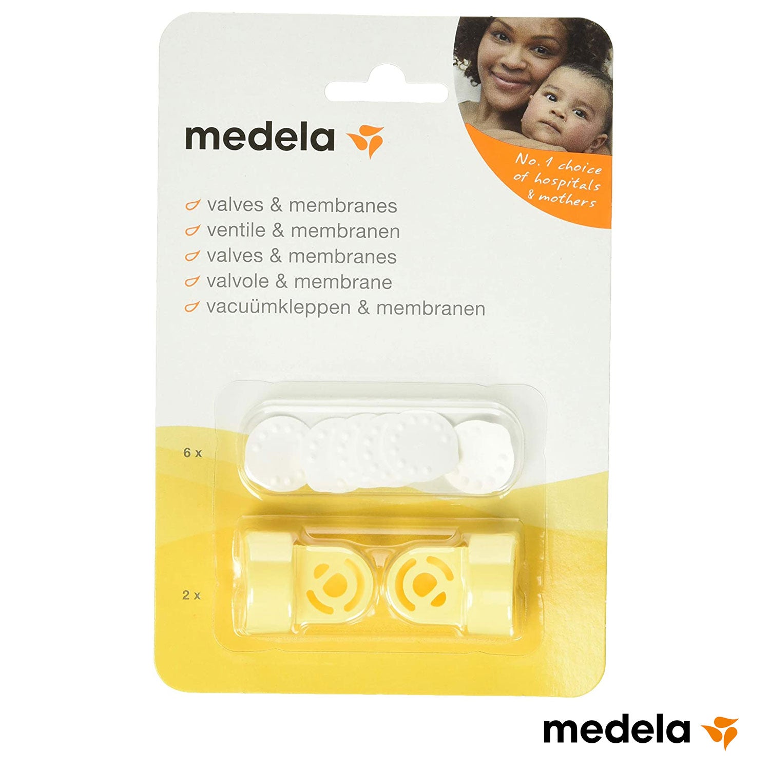 Medela - Set Valvole e Membrane di ricambio per tiralatte